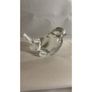Vintage Fenton Style Art Glass Bird Figurine - Pre-Logo Charm